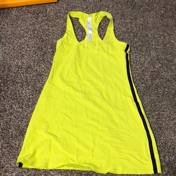 lululemon athletica Tops - 🖤lululemon tank top neon yellow/black stripe sz4